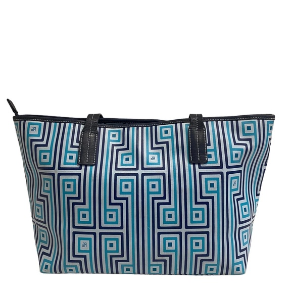 Jonathan Adler tote bag - fabric lining - multi colored print / patterned - Blue - Picture 5 of 16